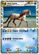 blue horse