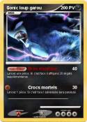 Sonic loup garo