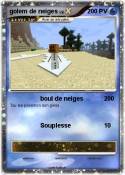 golem de neiges