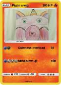 Pig in a wig