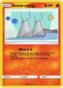 Nuclear energy