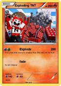 Exploding TNT
