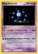 Shiny Unown Q