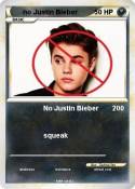 no Justin Biebe