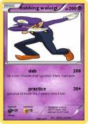 dabbing waluigi