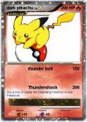 dark pikachu