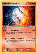 the ball of