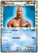 the rock
