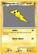 lightning man