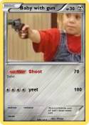 Baby with gun