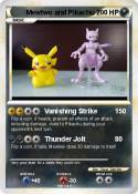 Mewtwo and Pika