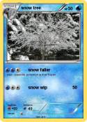 snow tree