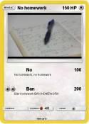 No homework