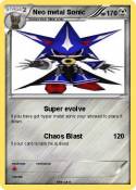 Neo metal Sonic