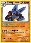 Gaming Lucario