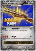 Pump shotgun