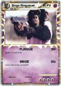 Singe flingueue