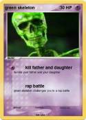 green skeleton