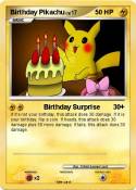 Birthday Pikach