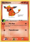 Fire Pikachu