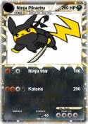 Ninja Pikachu