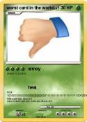 worst card in