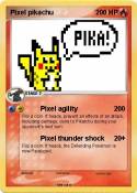 Pixel pikachu