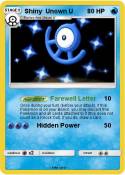 Shiny Unown