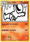 baby on fire