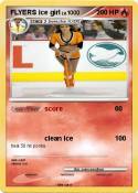 FLYERS ice girl
