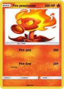 Fire peashooter