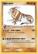 saber slash
