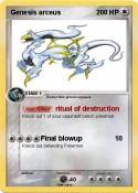 Genesis arceus