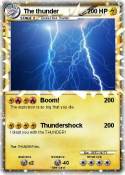 The thunder