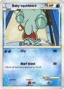 Baby squidward