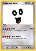 The face of