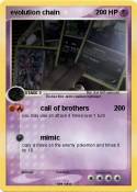 evolution chain