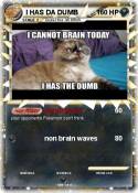 I HAS DA DUMB