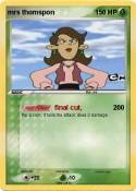mrs thomspon