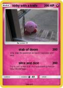 kirby with a