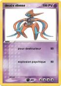 deoxis vitesse
