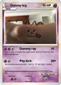 Dummy leg