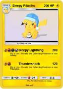 Sleepy Pikachu