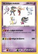 les mégas évolué