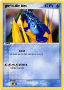 grenouille bleu