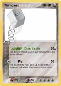 Flying esc
