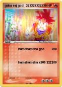 goku ssj god