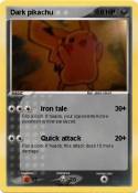 Dark pikachu
