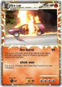 fire car