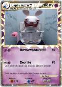 Lapin aux WC